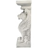 image:imageDesign Toscano Trapezophoron Sculptural Winged Lion PedestalSingle
