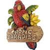 image:imageDesign Toscano Tropic Parrot Paradise Wall Sculpture 10 Inch
