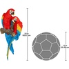image:imageDesign Toscano Tropical Scarlet Macaws Wall SculptureTropical Scarlet Macaws