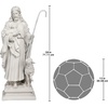 image:imageDesign Toscano Virgin Mary Blessed Mother of Immaculate Conception Religious Garden Statue 23 Inch Tall Cast Stone Resin Full Color Finish12 Inches Wide  8 Inches Deep  28 Inches High