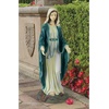image:imageDesign Toscano Virgin Mary Blessed Mother of Immaculate Conception Religious Garden Statue 23 Inch Tall Cast Stone Resin Full Color Finish23 inch
