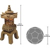 image:imageDesign toscano ng29870 asian decor pagoda lantern indooroutdoor statue 11Gothic Stone