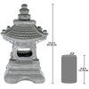 image:imageDesign toscano ng29870 asian decor pagoda lantern indooroutdoor statue 11Greystone