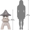 image:imageDesign toscano ng29870 asian decor pagoda lantern indooroutdoor statue 11Twotone Stone