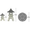 image:imageDesign toscano ng29870 asian decor pagoda lantern indooroutdoor statue 11Twotone Stone