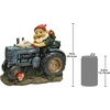 image:imageGarden Gnome Statue  Bunny on Board Garden Gnome Tractor  Lawn Gnome