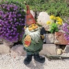 image:imageGarden Gnome Statue  Dagobert with Gifts Garden Gnome  Lawn GnomeDagobert With Gifts