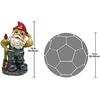 image:imageGarden Gnome Statue  Dagobert with Gifts Garden Gnome  Lawn GnomeDieter The Digging