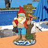 image:imageGarden Gnome Statue  Happy Hour Tropical Garden Gnome  Scuba Lawn Gnome