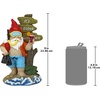 image:imageGarden Gnome Statue  Happy Hour Tropical Garden Gnome  Scuba Lawn Gnome