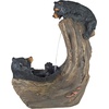 image:imageWater Fountain  Rocky Mountain Splash Black Bears Garden Decor Fountain  Outdoor Water FeatureBlack Bear Cubs