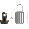 image:imageWater Fountain with LED Light  Kandinsky Spiral Garden Decor Fountain  Outdoor Water FeatureGropius Infinity
