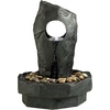 image:imageWater Fountain with LED Light  Kandinsky Spiral Garden Decor Fountain  Outdoor Water FeatureGropius Infinity