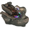 image:imageWater Fountain with LED Light  Nearly 3 Foot Tall Tree Squirrel Garden Decor Fountain  Outdoor Water FeatureCurious Sea Otters