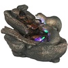 image:imageWater Fountain with LED Light  Nearly 3 Foot Tall Tree Squirrel Garden Decor Fountain  Outdoor Water FeatureCurious Sea Otters