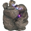 image:imageWater Fountain with LED Light  Nearly 3 Foot Tall Tree Squirrel Garden Decor Fountain  Outdoor Water FeatureCurious Sea Otters