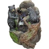 image:imageWater Fountain with LED Light  Nearly 3 Foot Tall Tree Squirrel Garden Decor Fountain  Outdoor Water FeatureGrizzly Gulch Black Bears