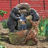 image:imageWater Fountain with LED Light  Nearly 3 Foot Tall Tree Squirrel Garden Decor Fountain  Outdoor Water FeatureGrizzly Gulch Black Bears