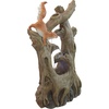 image:imageWater Fountain with LED Light  Nearly 3 Foot Tall Tree Squirrel Garden Decor Fountain  Outdoor Water FeatureTree Squirrel