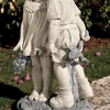 image:imageYoung Sweethearts Kissing Children Garden Statue