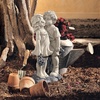 image:imageYoung Sweethearts Kissing Children Garden Statue