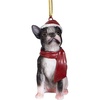 image:imageDesign Toscano Black Labrador Retriever Holiday Dog Christmas Tree OrnamentBoston Terrier