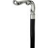 Art Nouveau Swag Solid Hardwood Walking Stick Sculptural Box
