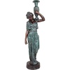 image:imageDesign Toscano Dione the Divine Greek Water Woman IndoorOutdoor Garden Statue Grande 38 inches tall Cast Stone Resin Antique Stone FinishCast Bronze Water Goddess