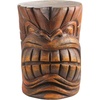 image:imageDesign Toscano Grand Tiki Face Kanaloa Teeth IndoorOutdoor Side Table Statue Patio Bar Den 20 inch tall Cast Stone Resin Woodtone FinishHandcast Polyresin  Woodtone Finish