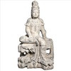 image:imageDesign Toscano GuanYin Patroness of Compassion Asian Decor Outdoor Garden Statue 54 inches Tall Fiberglass Cast Stone Resin Limestone FinishResting Guan Yin