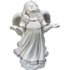 image:imageDesign Toscano In Grace Girl Child Angel Memorial IndoorOutdoor Garden Statue 14 inches wide 24 inches tall Cast Stone Resin Antique Stone FinishIn Gods Grace