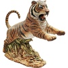 image:imageDesign Toscano Jungle Cat Leaping Bengal Tiger Outdoor Garden Animal Statue 32 Inch Resin Full Color Finish