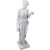 image:imageDesign Toscano KY71304 Hebe Greek Woman Patron of Youth IndoorOutdoor Garden Statue Large Size 10 inches Wide 32 inches Tall Handcast Polyresin Antique Stone FinishHebe Large