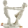 image:imageDesign Toscano Little Girl and Boy Dancing Garden Statue Large Antique StoneLarge