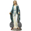 image:imageDesign Toscano Miraculous Medal Madonna Virgin Mary Italian Style Religious IndoorOutdoor Garden Statue 23 Inch Cast Stone Resin Full Color FinishMulticolor