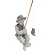 image:imageDesign Toscano NG32122 Frederic the Little Fisherman of Avignon Lightweight Polyresin Statue 15 Inch Two Tone StoneFrederic the Little Fisherman