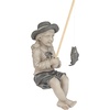image:imageDesign Toscano NG32122 Frederic the Little Fisherman of Avignon Lightweight Polyresin Statue 15 Inch Two Tone StoneMedium Nellies Big Catch