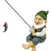 image:imageDesign Toscano NG32122 Frederic the Little Fisherman of Avignon Lightweight Polyresin Statue 15 Inch Two Tone StoneZiggy the Fishing Gnome