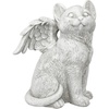 image:imageDesign Toscano QL6080 Cat Angel Pet Memorial Grave Marker Tribute Statue 10 Inches Wide 5 Inches Deep 5 Inches High Antique Stone FinishLarge Loving Friend