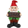 image:imageDesign Toscano QM16035 Garden Gnome Statue  Pool Party Pete Naked Gnome  Outdoor Garden Gnomes  Funny Lawn Gnome Statuesfull colorGo Away Sign