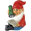 image:imageDesign Toscano QM2796400 Garden Gnome Statue  Kiss and Tell Lover Gnomes  Lawn Gnomefull colorFlashlight Freddie