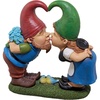 image:imageDesign Toscano QM2796400 Garden Gnome Statue  Kiss and Tell Lover Gnomes  Lawn Gnomefull colorKiss and Tell Lover