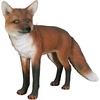 image:imageDesign Toscano Simon The Woodland Fox IndoorOutdoor Garden Statue for Patio Pool or Lawn 18 Inch Tall Cast Stone Resin Red Orange PaintEuropean