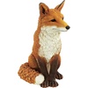 image:imageDesign Toscano Simon The Woodland Fox IndoorOutdoor Garden Statue for Patio Pool or Lawn 18 Inch Tall Cast Stone Resin Red Orange PaintSimon
