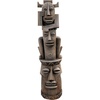 image:imageDesign Toscano Tiki of the Three Pleasures Totem Pole Tropical Decor IndoorOutdoor Garden Statue 35 inches tall Cast Stone Resin Woodtone Finish