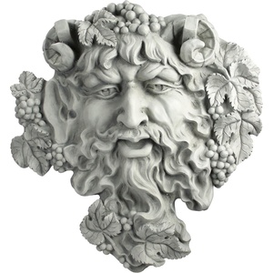 image:imageDesign Toscano Bacchus God of Wine Greenman Wall Sculpture LargeLarge  19 Inch