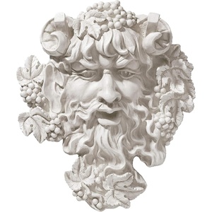 image:imageDesign Toscano Bacchus God of Wine Greenman Wall Sculpture LargeMedium  12 Inch