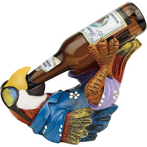 image:imageDesign Toscano Beer Buddy Tiki Parrot Statue