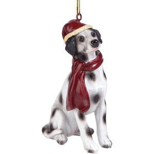 image:imageDesign Toscano Black Labrador Retriever Holiday Dog Christmas Tree OrnamentDalmatian