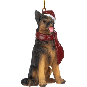 image:imageDesign Toscano Black Labrador Retriever Holiday Dog Christmas Tree OrnamentGerman Shepherd